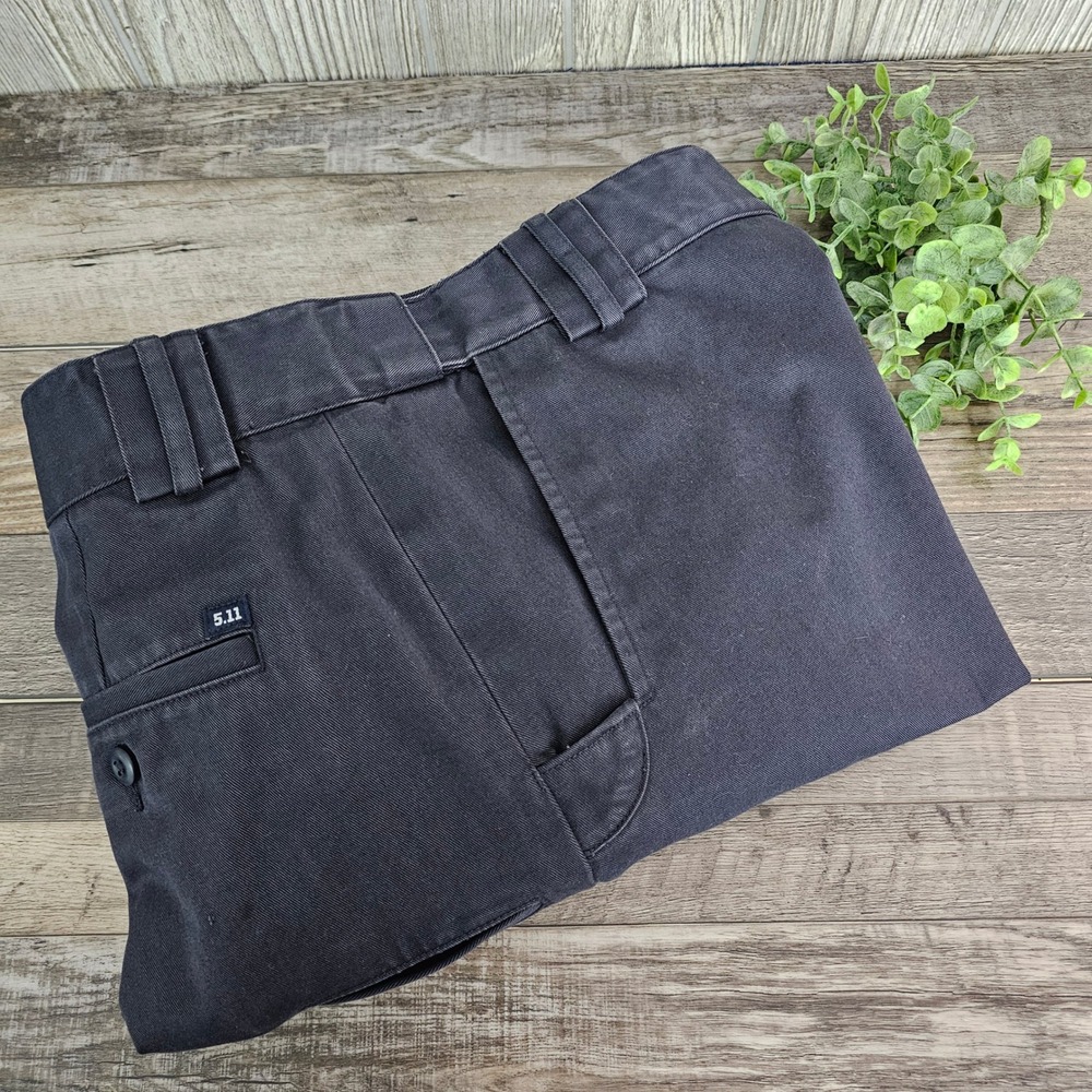 5.11 Tactical Pants Men's 34x30‎ Cotton Cargo Workwear Security Police Dark Gray